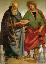 Репродукция картины "saints eligius and antonio" художника "синьорелли лука"