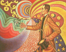 Картина "portrait of felix feneon" художника "синьяк поль"