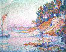 Картина "the bay" художника "синьяк поль"