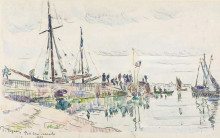 Картина "port louis lomalo" художника "синьяк поль"