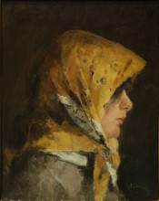 Копия картины "portrait of a girl" художника "андрееску ион"