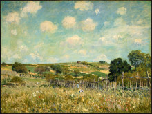 Репродукция картины "meadow" художника "сислей альфред"