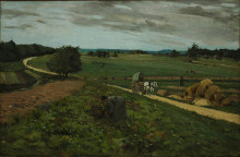Репродукция картины "untitled (view of a field)" художника "андрееску ион"