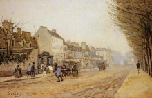 Копия картины "boulevard heloise, argenteuil" художника "сислей альфред"