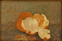 Репродукция картины "peeled orange" художника "андрееску ион"
