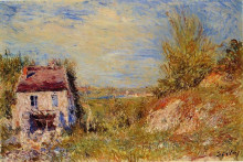 Копия картины "abandoned house" художника "сислей альфред"