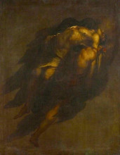 Картина "the dead sarpedon, borne by sleep and death (from homer&#39;s &#39;the iliad&#39;)" художника "скотт дэвид"