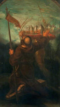 Репродукция картины "english war. the spear (triptych, right panel)" художника "скотт дэвид"