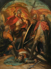 Картина "sir william wallace (triptych, centre panel)" художника "скотт дэвид"