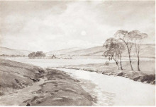 Копия картины "border landscape" художника "скотт том"