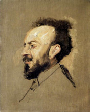 Репродукция картины "portrait of francisco d&#39;andrade" художника "слефогт макс"