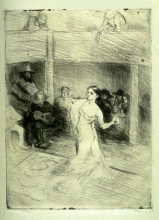 Копия картины "the dancer marietta di rigardo" художника "слефогт макс"