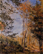 Копия картины "autumn forest" художника "слефогт макс"
