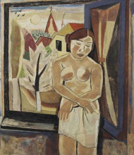 Картина "nude by a window" художника "смет густав де"