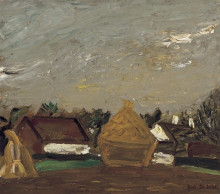 Копия картины "landschap met stromijt" художника "смет густав де"