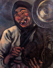 Репродукция картины "a mask" художника "солана хосе гутьеррес"
