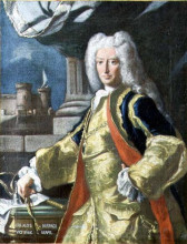 Копия картины "count alois thomas raimund harrach, viceroy of naples" художника "солимена франческо"