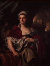 Копия картины "portrait of a woman" художника "солимена франческо"