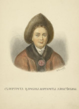 Картина "from portrait of margaret alekseevny" художника "солнцев фёдор"