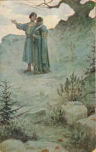 Копия картины "обещание" художника "соломко сергей"