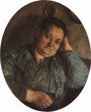 Копия картины "портрет матери художника" художника "сомов константин"