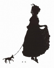 Репродукция картины "дама с собачкой" художника "сомов константин"