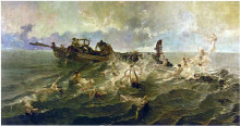 Картина "the nereids" художника "соролья хоакин"
