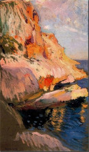 Репродукция картины "cave at san antonio, javea" художника "соролья хоакин"