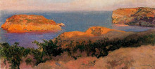 Копия картины "isla del cap marti, javea" художника "соролья хоакин"