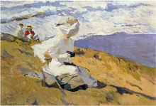 Репродукция картины "snapshot at biarritz" художника "соролья хоакин"