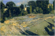 Картина "the outskirts of segovia" художника "соролья хоакин"