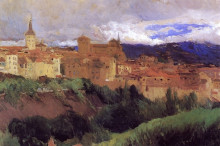 Картина "view of segovia" художника "соролья хоакин"