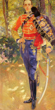 Копия картины "portrait of king alfonso xiii in the uniform of the hussars" художника "соролья хоакин"