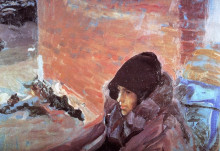 Копия картины "sick maria" художника "соролья хоакин"