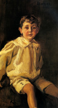 Картина "a portrait of basil mundy" художника "соролья хоакин"
