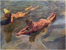 Копия картины "sea idyll" художника "соролья хоакин"