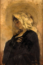 Копия картины "virgin mary" художника "соролья хоакин"