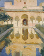 Копия картины "hall of the ambassadors, alhambra, granada" художника "соролья хоакин"