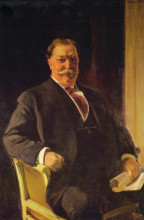 Картина "portrait of mr. taft, president of the united states" художника "соролья хоакин"