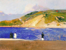 Картина "monte ullia, san sebastian" художника "соролья хоакин"
