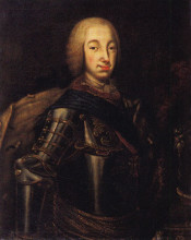 Репродукция картины "portrait of grand duke peter fedotovich (later peter iii)," художника "антропов алексей"