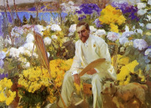 Репродукция картины "louis comfort tiffany" художника "соролья хоакин"