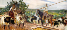 Картина "andalusia, the round up" художника "соролья хоакин"