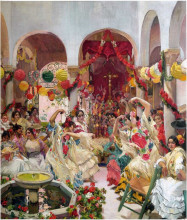 Картина "seville, the dance" художника "соролья хоакин"