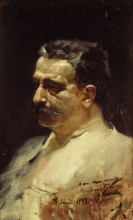 Картина "portrait of antonio elegido" художника "соролья хоакин"