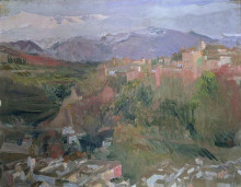 Репродукция картины "granada" художника "соролья хоакин"