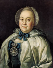 Копия картины "portrait of countess m.a.rumyantzeva" художника "антропов алексей"
