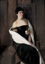 Репродукция картины "portrait of a woman" художника "соролья хоакин"