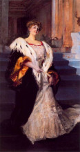 Картина "portrait of dona elena ortuzar blasco ibanez" художника "соролья хоакин"