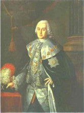 Копия картины "portrait of general in chief, count william w.fermor" художника "антропов алексей"
